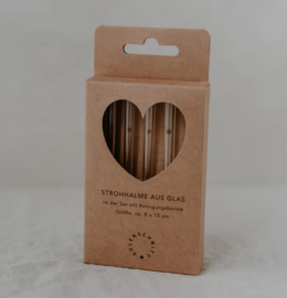 Glazen rietjes