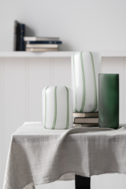 Vaas wit/groen S