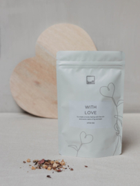 Zakje thee 'With love'