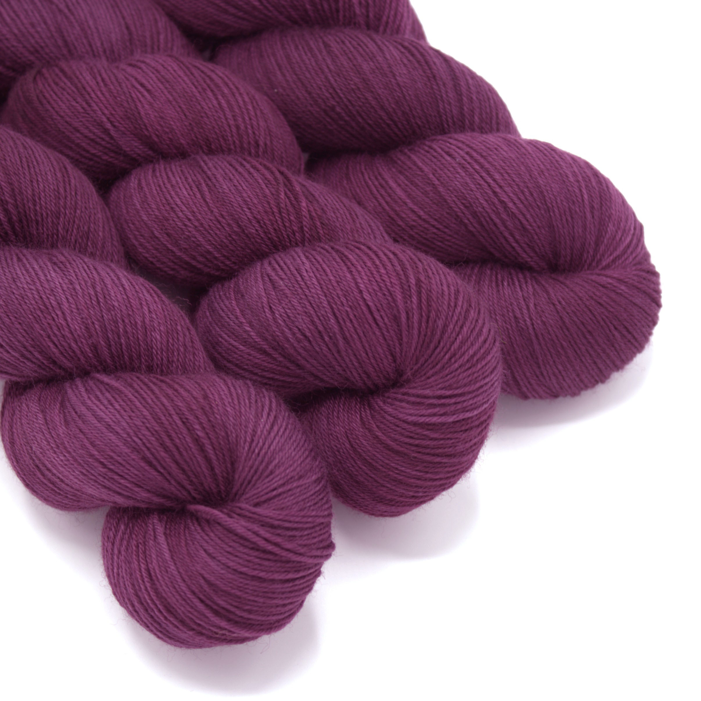 Merino fingering - Night Plum 