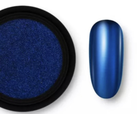 Chrome Mirror Pigment - Donkerblauw