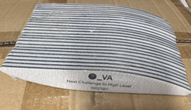 Zwaluw vijl 100/180 Grijs/zwart -24st
