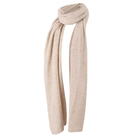 Fijne sjaal wool white melange