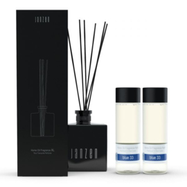 Home Fragrance Sticks XL zwart - inclusief Blue 33