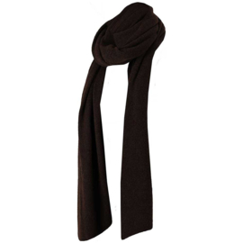 Fijne sjaal brown melange