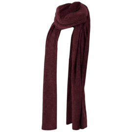 Fijne sjaal burgundy melange