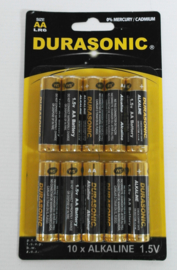 Set van 10 AA batterijen