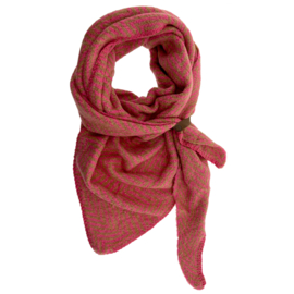 Sjaal Anna Camel/pink