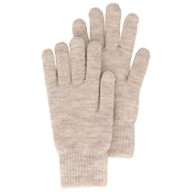 Handschoenen wool white melange