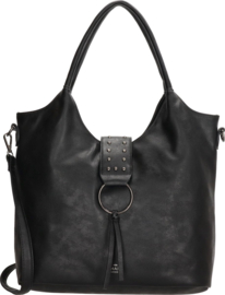 Charm London shopper zwart