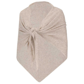 Poncho Wool white melange