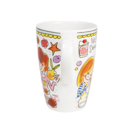 Beker XL mint rand