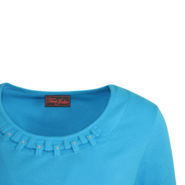 SHIRT AQUA STRASS UNI