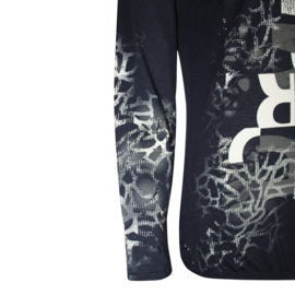 BLOUSON NAVY KAKI ECRU PRINT