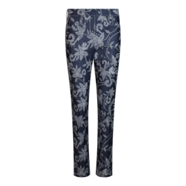 STRETCH PANTALON DARK BLUE DESSIN