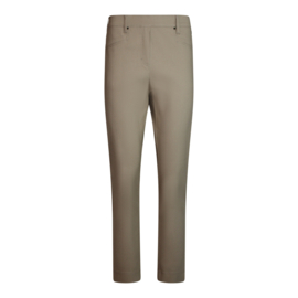 STRETCH PANTALON MET COMFORTBAND ZAND STRUCTUUR