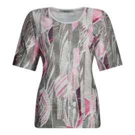 TWINSET TAUPE ROZE PRINT