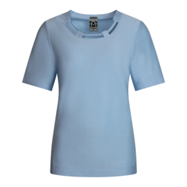 SHIRT WATER BLAUW UNI STRUCTUUR