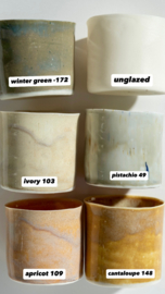 Theelicht - Bones M glazed