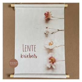 Textielposter | LENTE KRIEBELS