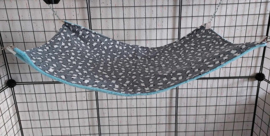 Rechthoek hangmat 33x52 cm grijs met schaapjes