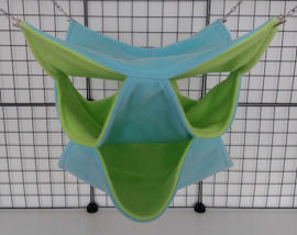 Tripeldekker L Aqua en lime