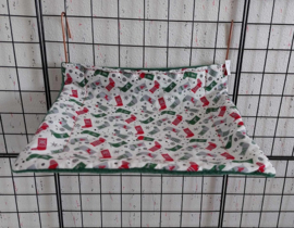 Radiatorhangmat 28x28 kerstsokken