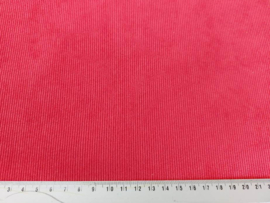 Rood effen fijne rib
