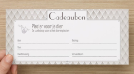 Cadeaubon Plezier voor je dier