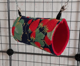 Tunnel S Donker blauw met aardbeien