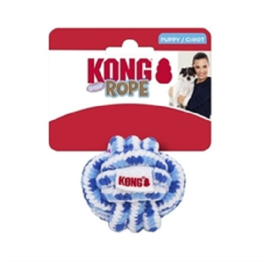 Kong Rope Ball Touwbal Puppy Blauw