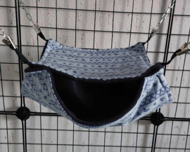 Bunkbed S Blauw met vlinders en hartjes