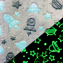 Wellness-Fleece Glow In The Dark Space