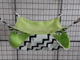 Dubbeldekker 29x29 zigzag zwartwit