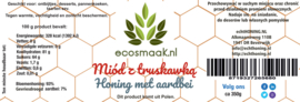 Honing met aardbei