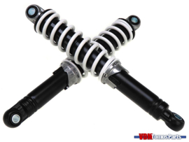 Shock absorber set IMCA black/white (280mm)