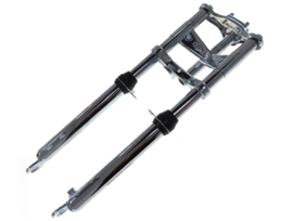 Front fork short 56cm chrome EBR Puch Maxi