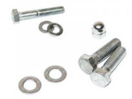 Mounting set Rear carrier Stainless steel Zündapp 517