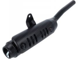 Silencer with Heat shield Black 26mm Yamaha DT50MX / DT80MX