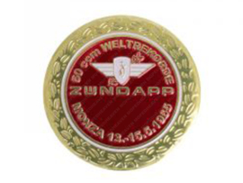 Emblem 65mm Red Weltrekorde Zündapp