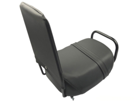 Duo buddyseat with backrest black universal