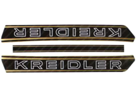 Sticker set Tank Black - Gold Kreidler