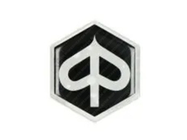 Aufkleber Sechskant Logo 3D 32mm x 37mm Piaggio