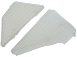Side cover set Unpainted Zündapp 448 Sprinter / K80