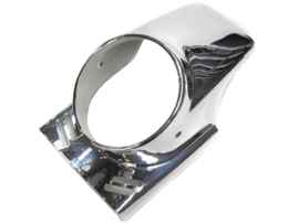 Headlight spoiler round chrome Puch Maxi