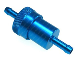 Fuel filter Aluminium CNC Demountable! Blue BIG Universal