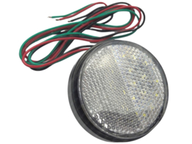 Reflector Rond 60mm M6 Bout - Vlak LED! Wit Universeel