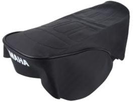 Buddyseat Cover Length Stripes - Black Print Yamaha RD50MX
