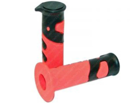 Handle grips set 22mm - 24mm 120mm Black / Orange 922X Universal