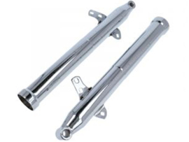 Outer Leg set Front fork Left & Right side Chrome Zündapp 517